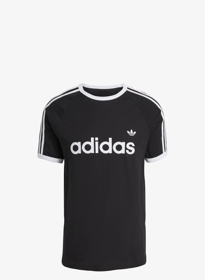 اديداس اوريجينالز تيشيرت 3-STRIPES SLIM RINGER
